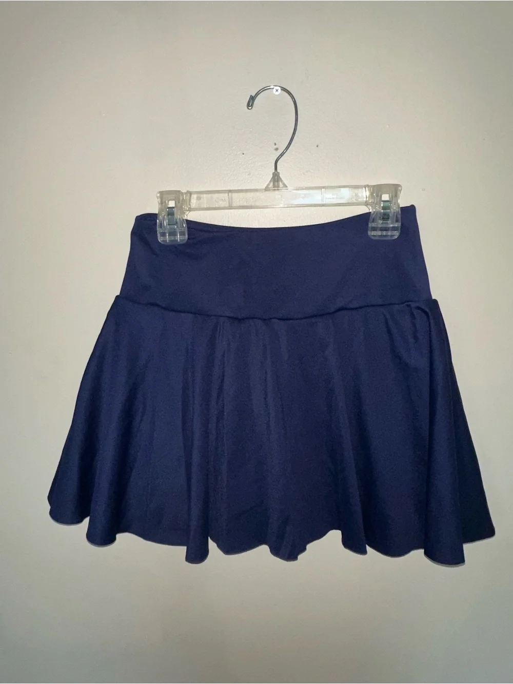 ALO Yoga Navy Circle Skirt with Wide Waistband